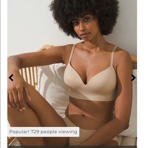 Soma Enbliss wireless bra 36DD nude color